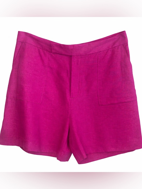 Banana Republic Pants - Banana Republic Linen Blend Tailored Shorts Pink High Waist Size 12